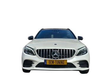 Grille C-Klasse W205 | GT-R Chrome Style | 18-23, Auto-onderdelen, Voor, Mercedes-Benz, Nieuw, Ophalen of Verzenden
