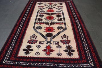 Yagcebedir - Loper - 200 cm - 121 cm - gewassen, Nieuw