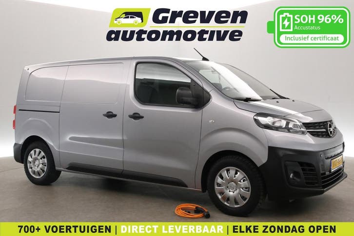 Opel Vivaro-e L2H1 75 kWh | Snelladen | SOH 96% | Airco |, Auto's, Bestelauto's, Automaat, Elektrisch, Zilver of Grijs, Opel, Verzenden