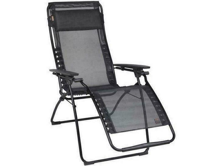 Lafuma relaxstoel Futura Clippe black LFM2035-8551, Caravans en Kamperen, Kampeeraccessoires, Nieuw