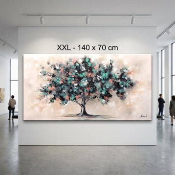 Monika Spiewak - Tree - Oil Painting Stretched On The Frame