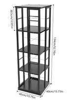 4-laags Draaibare Boekenkast –360° Rotatie en Compact 134 cm, Verzenden, Nieuw