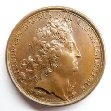 Frankrijk. Médaille en bronze Louis XIV. Promotion de 74