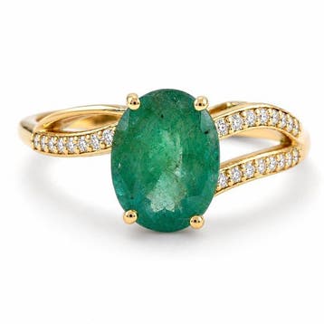 Zonder minimumprijs - Ring - 14 karaat Geel goud - 1.73ct., Sieraden, Tassen en Uiterlijk, Ringen, Nieuw