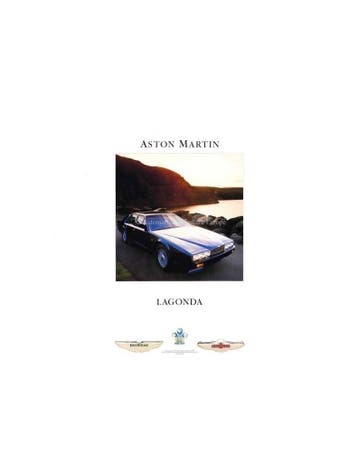 1987 ASTON MARTIN LAGONDA BROCHURE DUITS, Nieuw, Author
