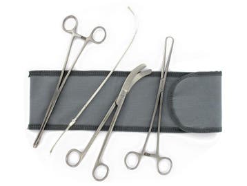 IUD Spiraalset – Hoes met 4 Instrumenten voor het Plaatsen, Verzenden, Nieuw
