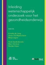 Inleiding wetenschappelijk onderzoek voor het, Verzenden, Zo goed als nieuw, Anneke de Jong