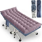 Veldbed - 1 Persoons - Kampeerbed - Stretcher - 200x80 cm -, Verzenden, Zo goed als nieuw