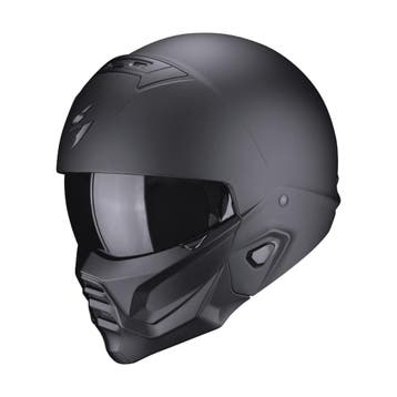 Scorpion EXO-Combat Evo II - Mat Zwart, Motoren, Kleding | Motorhelmen, Verzenden, Nieuw met kaartje, XL, Jethelm