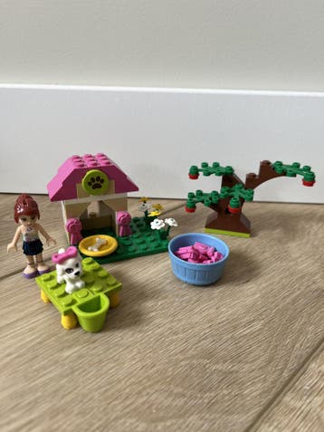 LEGO Mia#039s Puppy House 3934, Kinderen en Baby's, Zo goed als nieuw, Complete set, Lego, Friends