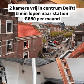 Kamer in Delft gevonden voor €650,- pm, Direct bij eigenaar, Zuid-Holland, Delft, (Studenten)kamer