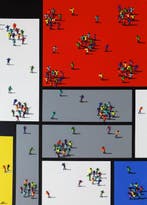 Alicja Ressa Alre - Crowd 3D no.057, Antiek en Kunst