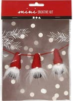 Diykit pakket hobbyset kerstkabouter zelf maken santa set 3, Hobby en Vrije tijd, Knutselen, Ophalen of Verzenden, Nieuw
