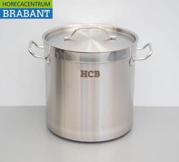 HCB RVS Soeppan Kookpan Pan Inductie 26 x 26 cm 12 liter, Ophalen of Verzenden, Nieuw in verpakking