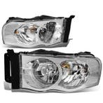SK-Import Koplampen Factory Style Chrome Housing Dodge Ram, Ophalen of Verzenden, Nieuw, Dodge