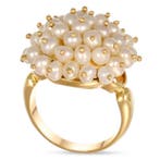 Ring - 18 karaat Geel goud - Parel, Nieuw