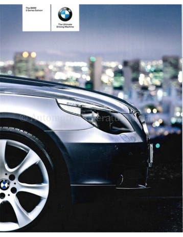 2006 BMW 5 SERIE TOURING BROCHURE ENGELS, Nieuw, BMW, Author