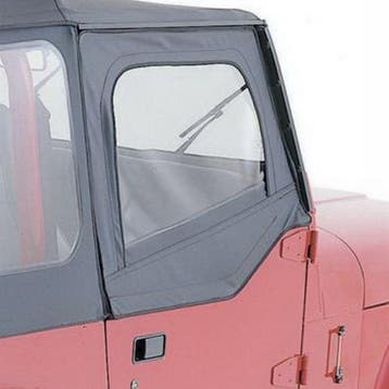 Rampage 1987-1995 Jeep Wrangler(YJ) Door Skins - Black Denim, Ophalen of Verzenden