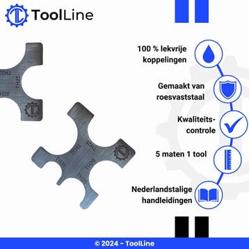 ToolLine | Meetinstrument TH | Meerlagenbuis, Verzenden, Nieuw