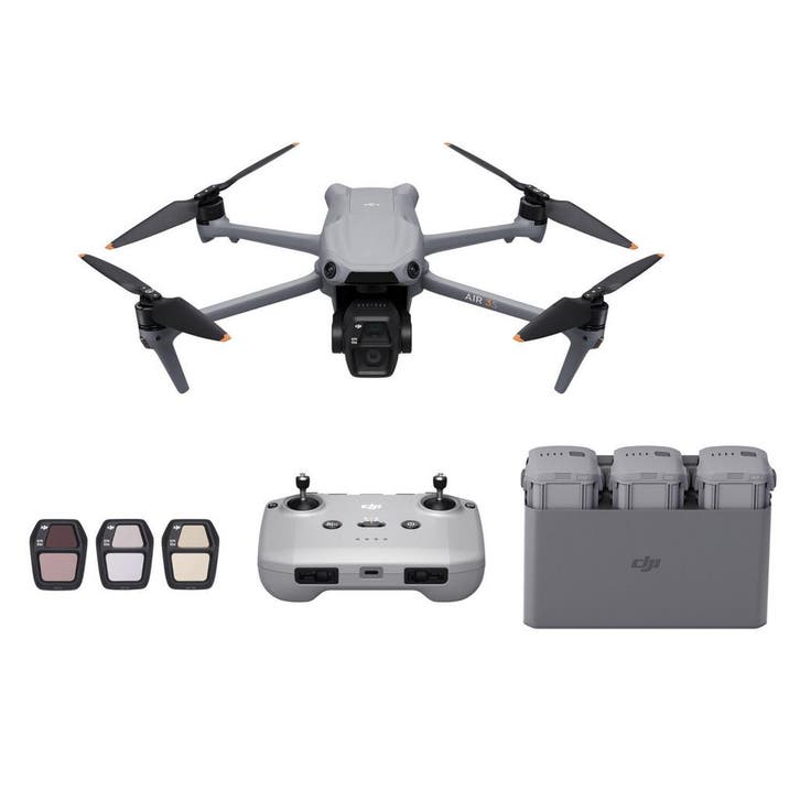DJI Air 3S drone Fly More Combo (met RC-N3 controller, Audio, Tv en Foto, Drones, Gebruikt, DJI, Verzenden