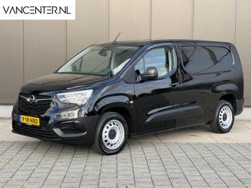 Opel Combo 1.5D L2 Lang Carplay Trekhaak Airco Zwart, Stof, Gebruikt, Zwart, Onderhoudsboekje