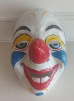 Figuur - Vintage papier-mache masker clown, gemerkt Paris -, Antiek en Kunst