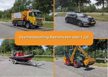 NU op Onlineveilingmeester.nl: Overheidsveiling (8717), Nieuw