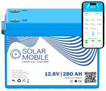 LiFePO4 12v 280ah BMS/bluetooth, Verzenden, Nieuw