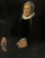 Nederlands School (c. 1700) - Portrait of a Dutch Burgheress