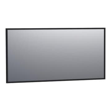 Brauer Onyx Spiegel - 140 cm - Rechthoekig - Zwart, Huis en Inrichting, Woonaccessoires | Spiegels, Ophalen of Verzenden, Nieuw