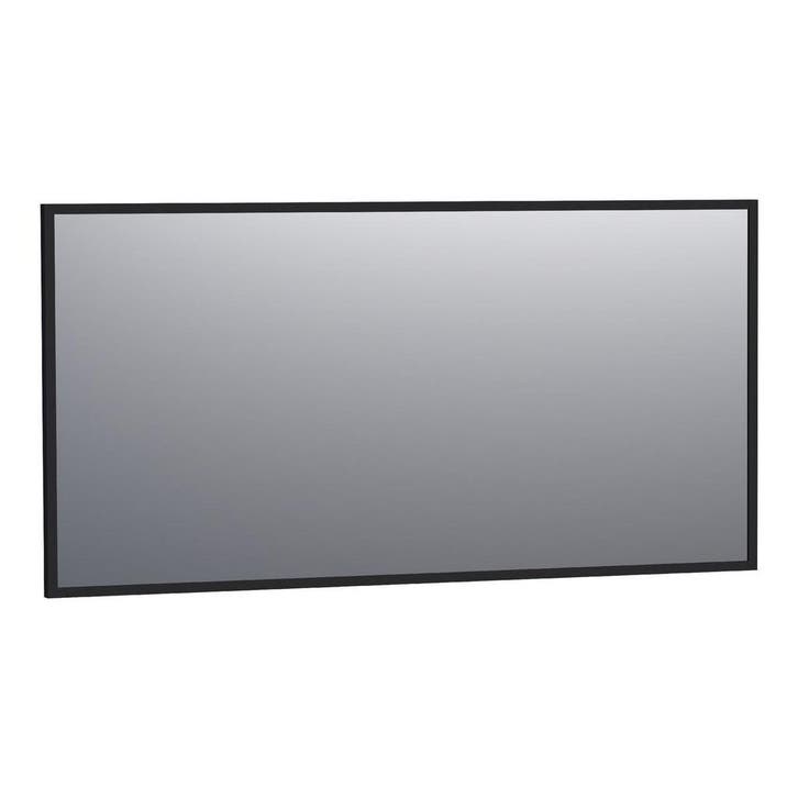 Brauer Onyx Spiegel - 140 cm - Rechthoekig - Zwart, Huis en Inrichting, Woonaccessoires | Spiegels, Nieuw, Ophalen of Verzenden