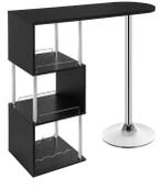 Bartafel met Planken & Flessenrek – 113 cm, S-vorm Design, Verzenden, Nieuw