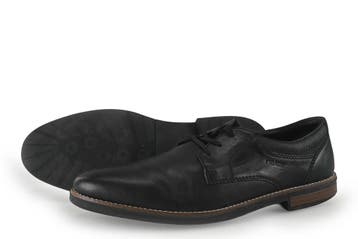 Rieker Veterschoenen in maat 45 Zwart, Verzenden, Zwart, Rieker, Gedragen