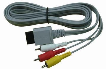 Wii TV Kabel - AV Kabel (rood/geel/wit) voor Wii naar TV Wii, Ophalen of Verzenden, Zo goed als nieuw