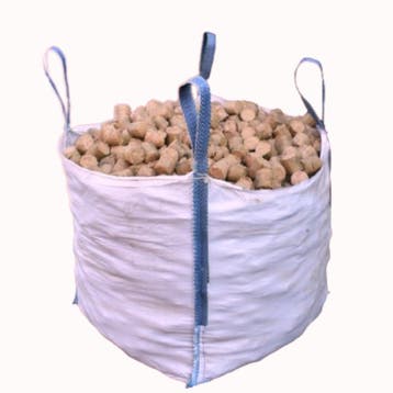 Gratis bezorgen DOOR HEEL NEDERLAND van 4 bigbag briketten, Tuin en Terras, Minder dan 3 m³, Overige houtsoorten, Blokken