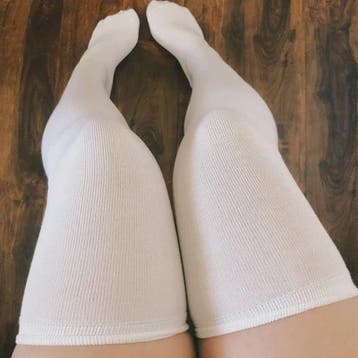 Dames Hoge Sokken Over de Knie - Zwart, Wit & Kleurrijk - Wa, Verzenden, Nieuw