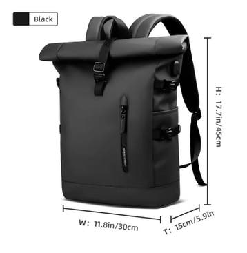 Uitbreidbare Waterdichte Laptop Rugzak met USB Poort 15.6, Computers en Software, Laptoptassen, Verzenden, Nieuw