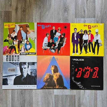 Sting, The B-52s, Police - Diverse titels - LP albums, Nieuw in verpakking
