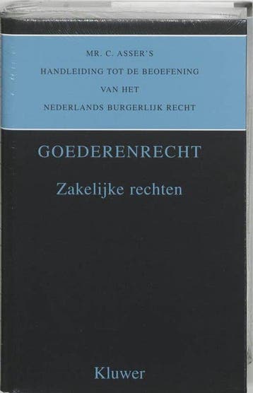 Boek Asser-serie 3-II - Zakelijke rechten 9789027153173, Verzenden, Zo goed als nieuw