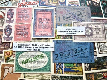 Duitsland, Liechtenstein. - 150+ Different Notgeld notes