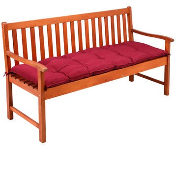 Tuinbankkussen Bordeaux Rood 145x45x8cm (Voor in Huis), Verzenden, Nieuw