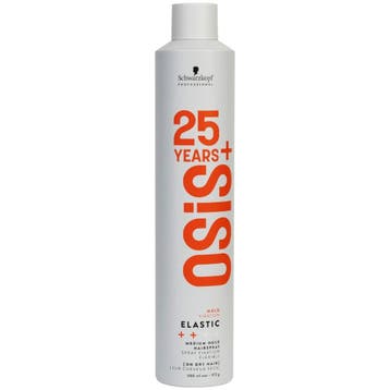 Schwarzkopf OSiS+ Elastic Medium Hold Hairspray 500ml, Ophalen of Verzenden, Nieuw, Gel, Wax, Haarlak of Mousse
