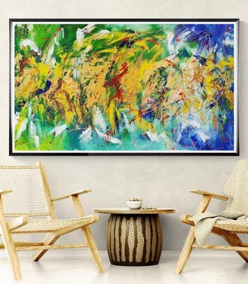 Luc Mora - Gold garden - XXL - No Reserve