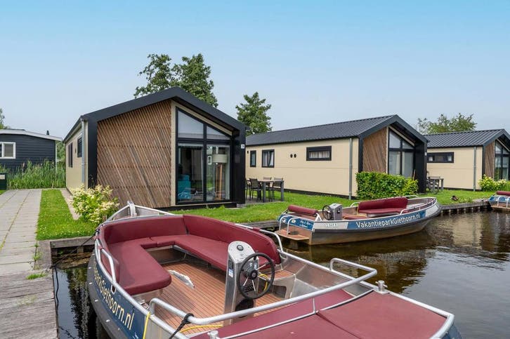 Overijssel: Vakantiepark Giethoorn nr 79 te koop, Huizen en Kamers, Recreatiewoningen te koop, Chalet, Overijssel