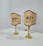 Nachtlampje (2) - Messing, Zijde - Set van 2