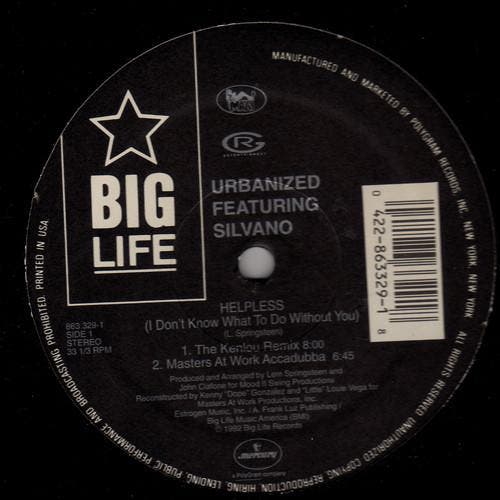Urbanized Featuring Silvano - Helpless (I Dont Know What To, Cd's en Dvd's, Vinyl | Pop, Gebruikt, Ophalen of Verzenden
