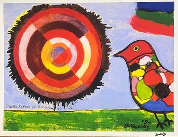 Corneille (1922-2010) - Hommage au peintre Robert Delaunay
