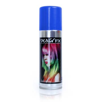 Blauwe haarverf verkleed artikel - Haarspray, Ophalen of Verzenden, Nieuw