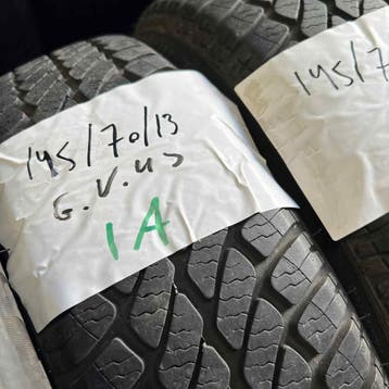 2 x Goodyear Vector 4 Seasons 195-70-13 4 Seizoenbanden 6mm, Gebruikt, 13 inch, Ophalen of Verzenden, All Season