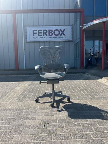 Herman Miller Mirra Stoelen, Zo Goed Als Nieuw Met Garantie!, Verzenden, Zo goed als nieuw, Grijs, Bureaustoel